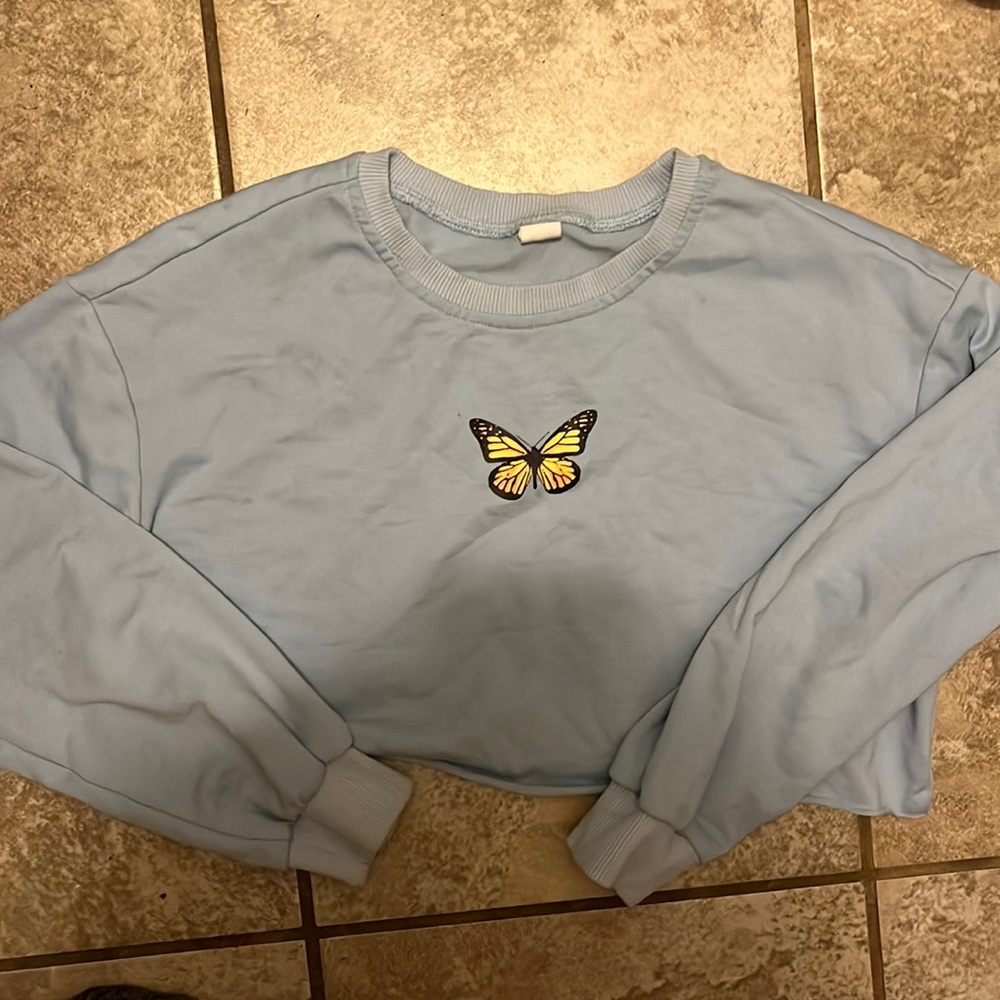 Girls size 10/11 Shien Crop Sweatshirt